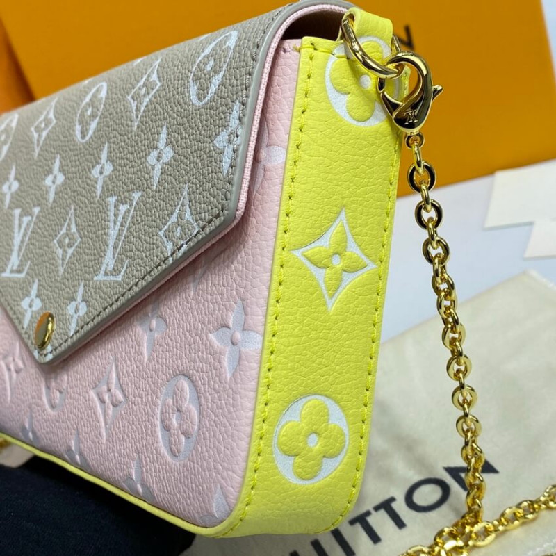 Wholesale Luxury Louis Vuitton Monogram Empreinte Leather Felicie Pochette M81359 - Image 9