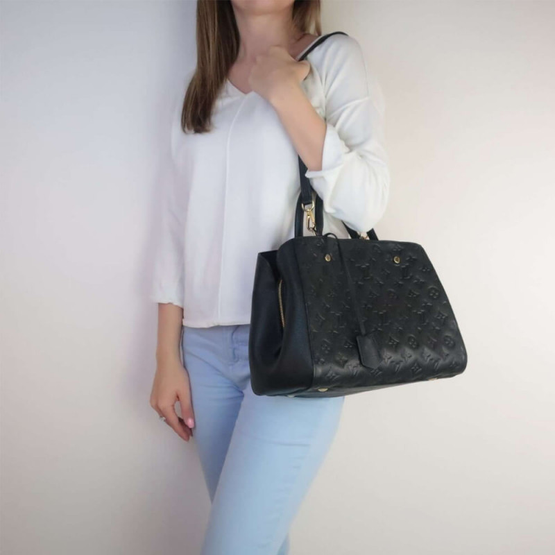 Wholesale Luxury Louis Vuitton Monogram Empreinte Leather Montaigne Mm M41048 - Image 4