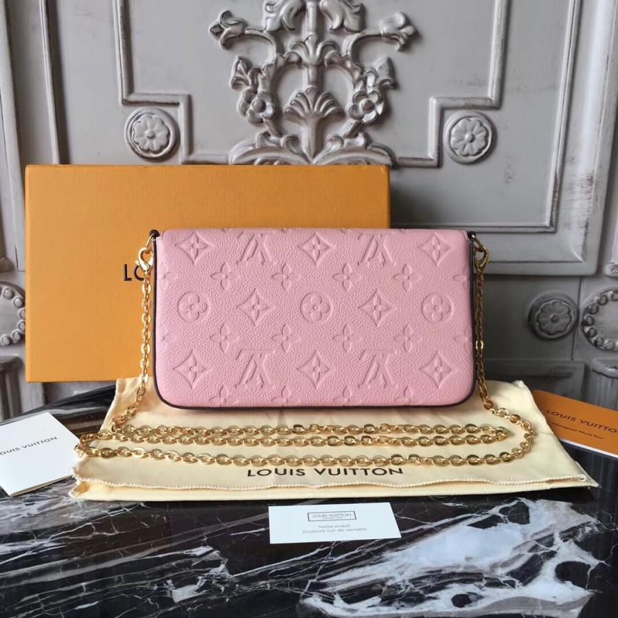 Wholesale Luxury Louis Vuitton Monogram Empreinte Pochette Felicie M64064 - Image 4