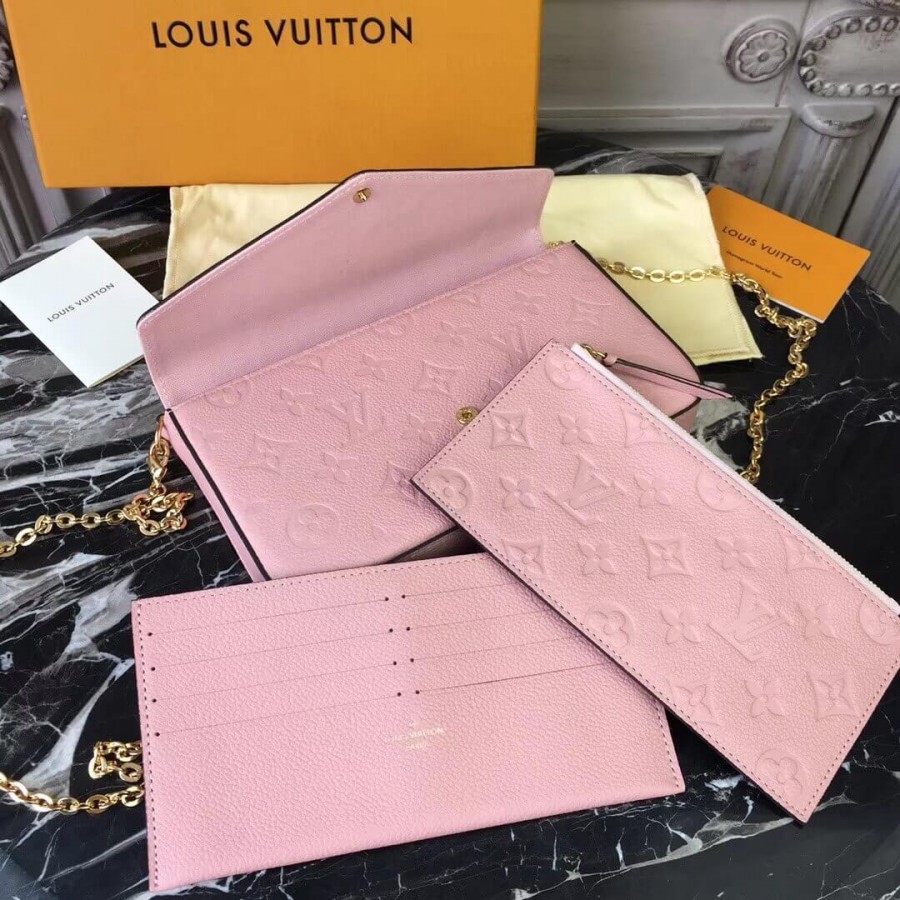 Wholesale Luxury Louis Vuitton Monogram Empreinte Pochette Felicie M64064 - Image 8