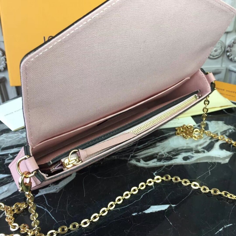 Wholesale Luxury Louis Vuitton Monogram Empreinte Pochette Felicie M64064 - Image 9