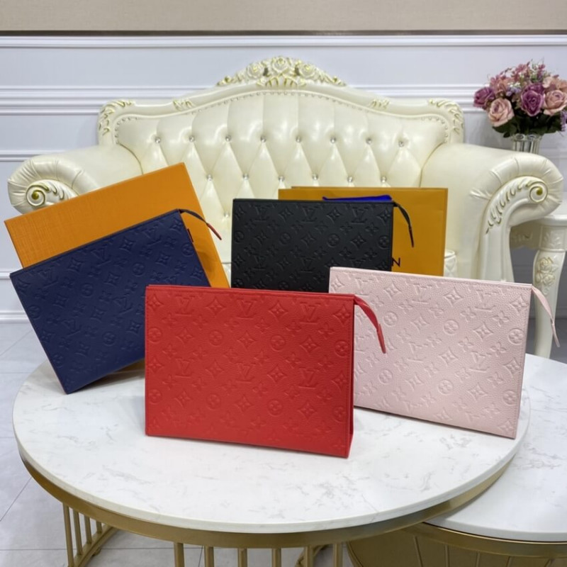 Wholesale Luxury Louis Vuitton Monogram Empreinte Pochette Toilette 26 M45665 M45666 - Image 11