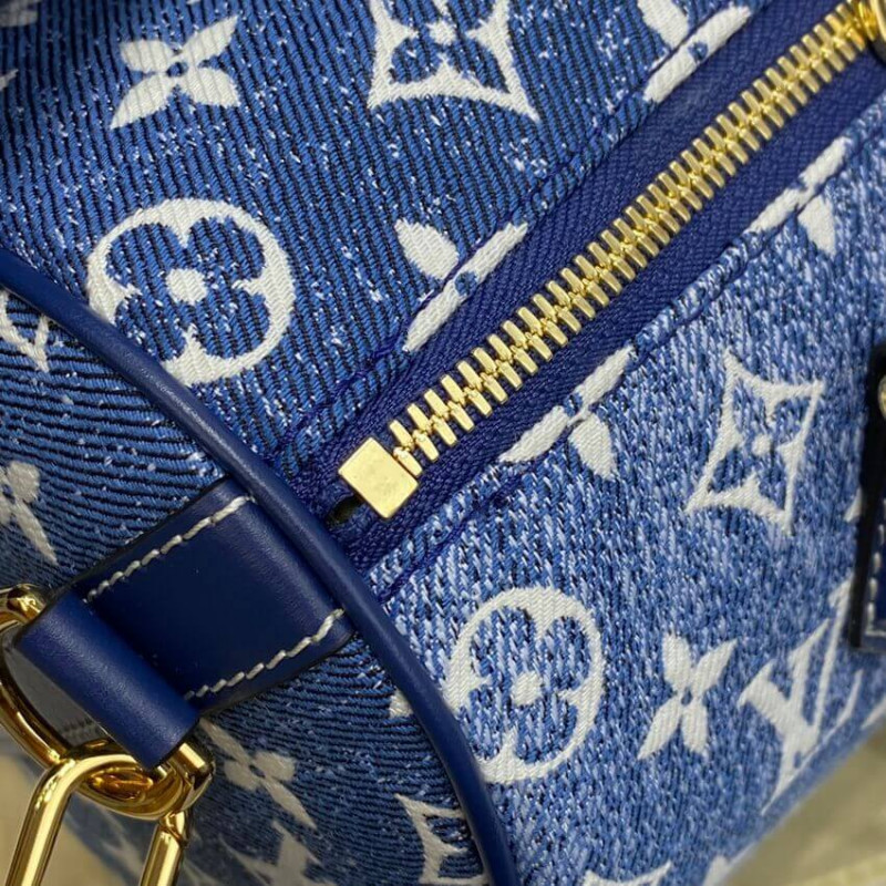 Wholesale Luxury Louis Vuitton Monogram Jacquard Denim Speedy Bandouliere 25 M59609 - Image 11