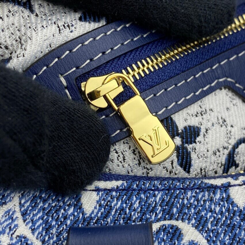 Wholesale Luxury Louis Vuitton Monogram Jacquard Denim Speedy Bandouliere 25 M59609 - Image 16