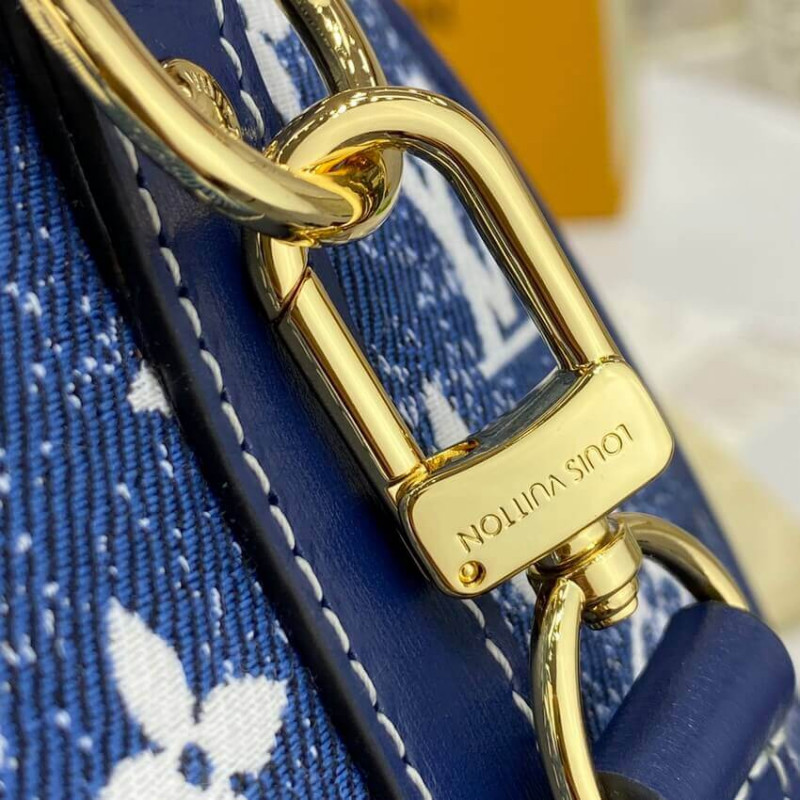 Wholesale Luxury Louis Vuitton Monogram Jacquard Denim Speedy Bandouliere 25 M59609 - Image 17