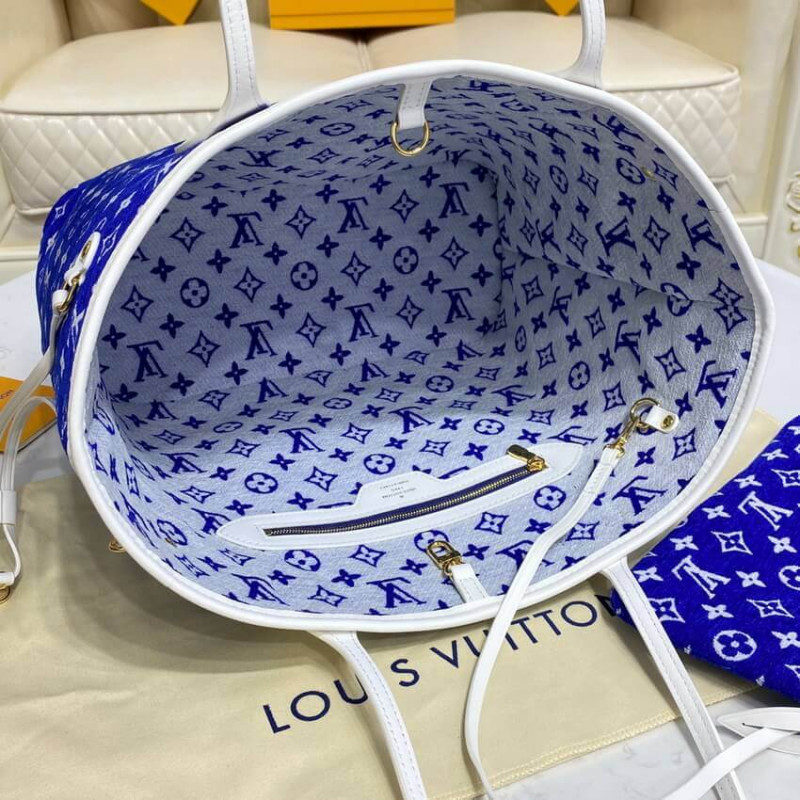 Wholesale Luxury Louis Vuitton Monogram Jacquard Velvet Neverfull Mm M46220 - Image 11