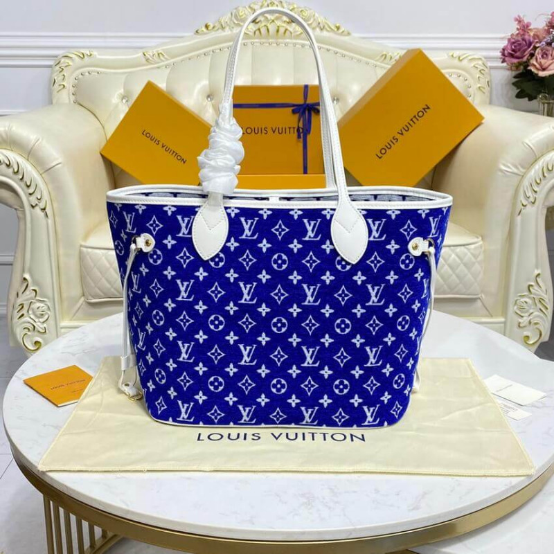 Wholesale Luxury Louis Vuitton Monogram Jacquard Velvet Neverfull Mm M46220 - Image 4