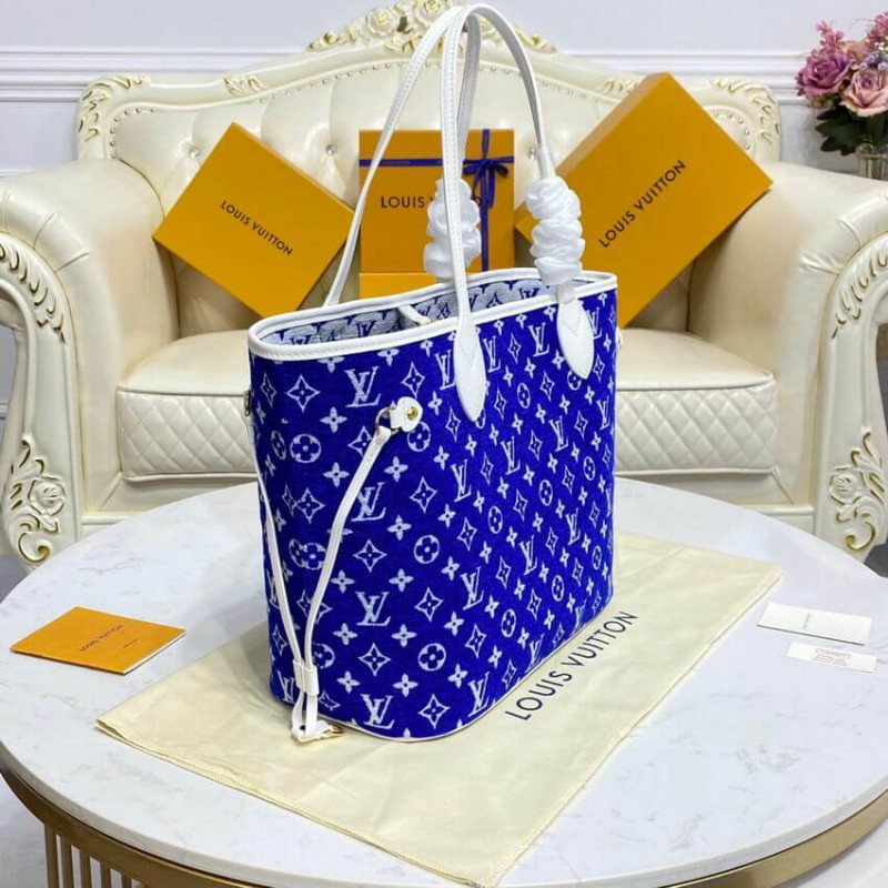 Wholesale Luxury Louis Vuitton Monogram Jacquard Velvet Neverfull Mm M46220 - Image 5