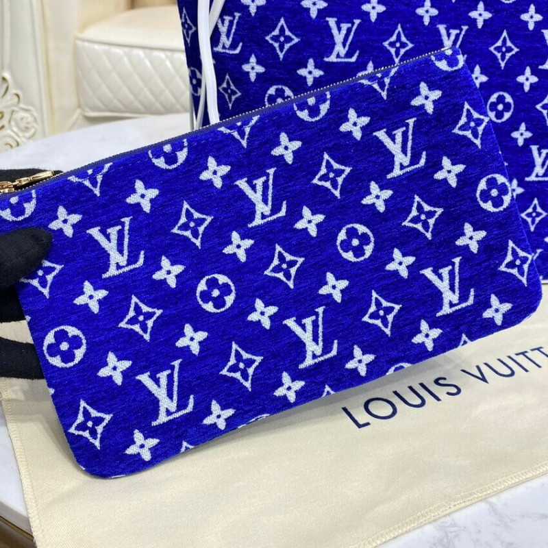 Wholesale Luxury Louis Vuitton Monogram Jacquard Velvet Neverfull Mm M46220 - Image 7