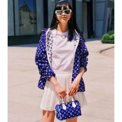 Alternative view of Wholesale Luxury Louis Vuitton Monogram Jacquard Velvet Speedy Bandouliere 20 M20751