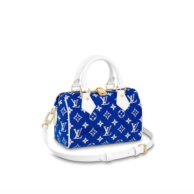Wholesale Luxury Louis Vuitton Monogram Jacquard Velvet Speedy Bandouliere 20 M20751