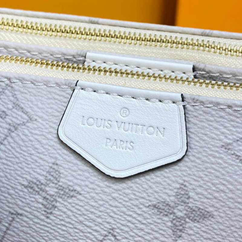 Wholesale Luxury Louis Vuitton Monogram Multi Pochette Accessoires White - Image 11