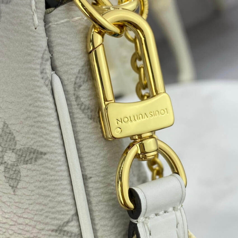 Wholesale Luxury Louis Vuitton Monogram Multi Pochette Accessoires White - Image 15