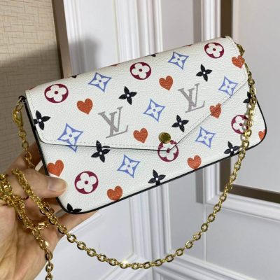 Wholesale Luxury Louis Vuitton Monogram Multicolor Felicie Pochette M61276