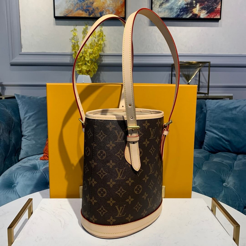 Wholesale Luxury Louis Vuitton Monogram Petit Bucket M42238 - Image 3