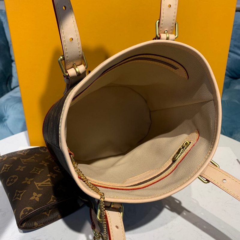 Wholesale Luxury Louis Vuitton Monogram Petit Bucket M42238 - Image 10