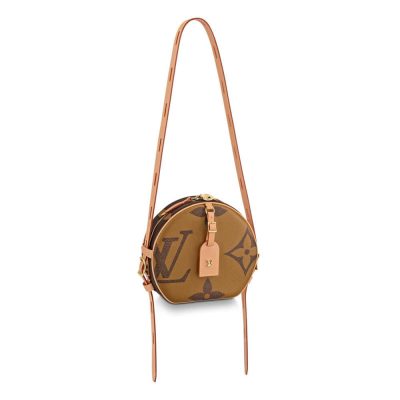 Wholesale Luxury Louis Vuitton Monogram Reverse Canvas Boite Chapeau Souple M44604