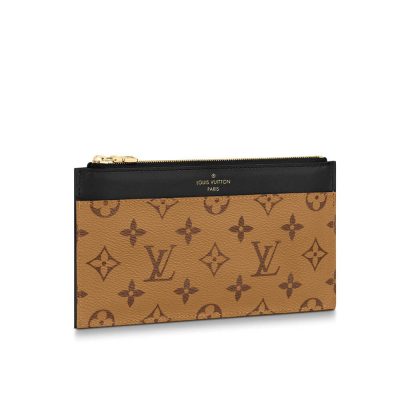 Wholesale Luxury Louis Vuitton Monogram Reverse Slim Purse M80390