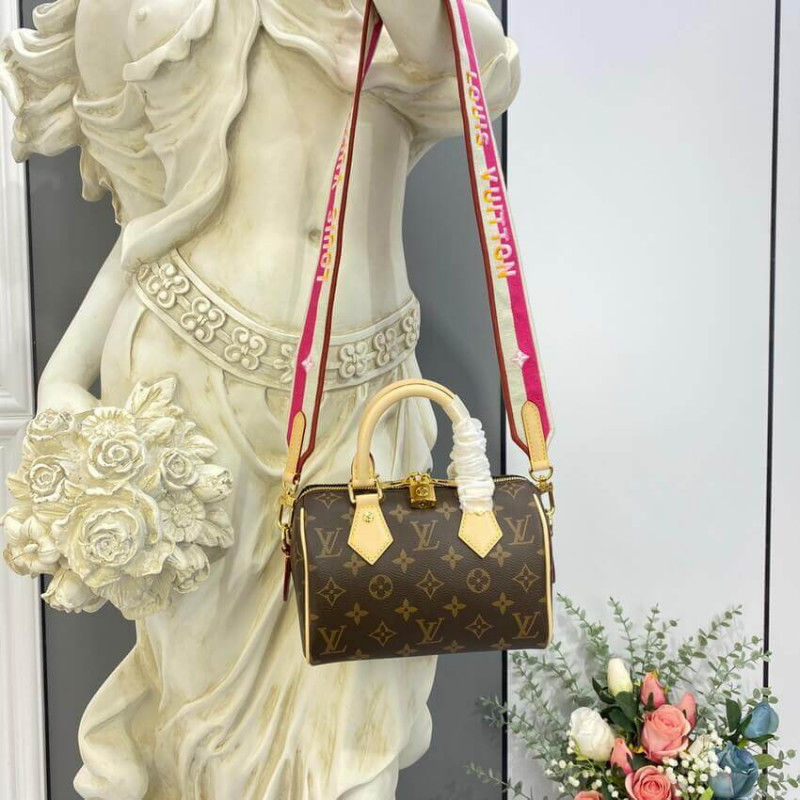 Wholesale Luxury Louis Vuitton Monogram Speedy Bandouliere 20 M45948 Fuchsia - Image 2