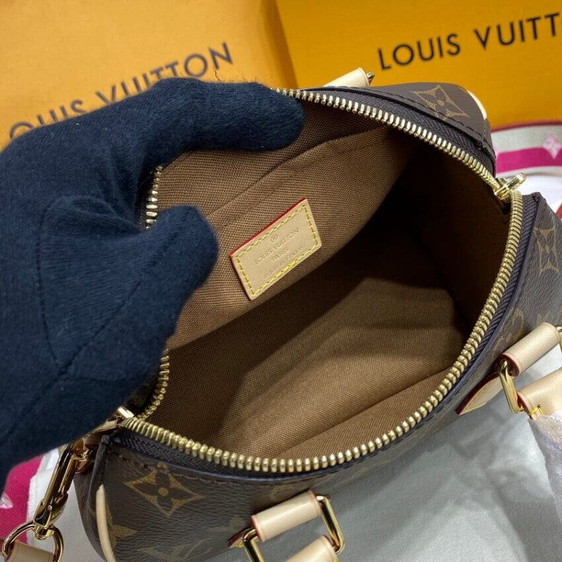 Wholesale Luxury Louis Vuitton Monogram Speedy Bandouliere 20 M45948 Fuchsia - Image 15
