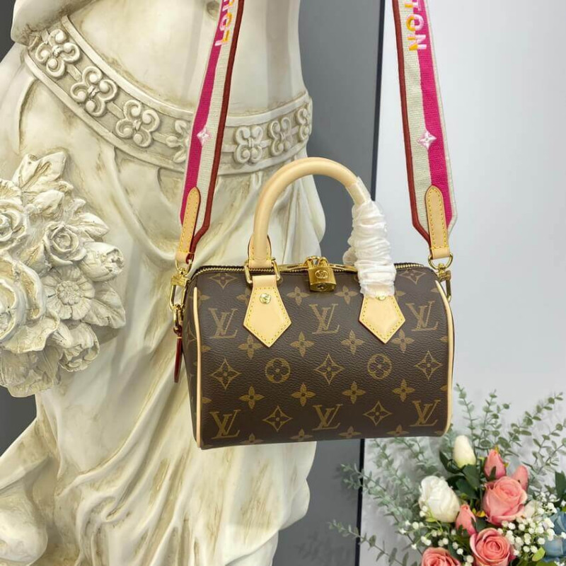Wholesale Luxury Louis Vuitton Monogram Speedy Bandouliere 20 M45948 Fuchsia - Image 3