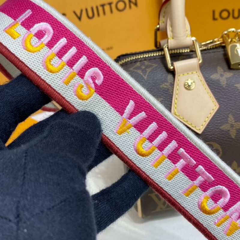 Wholesale Luxury Louis Vuitton Monogram Speedy Bandouliere 20 M45948 Fuchsia - Image 10