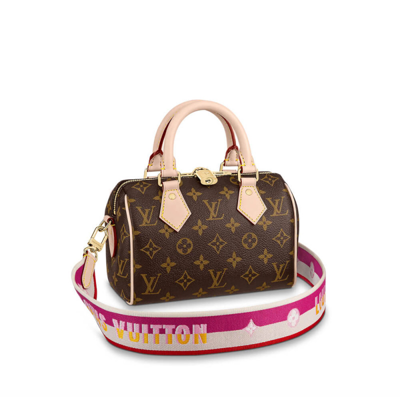 Wholesale Luxury Louis Vuitton Monogram Speedy Bandouliere 20 M45948 Fuchsia