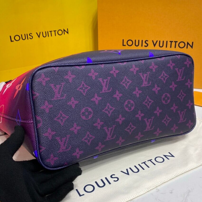 Wholesale Luxury Louis Vuitton Neverfull Mm M20511 Midnight Fuchsia - Image 6