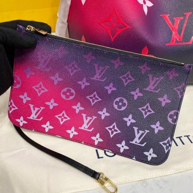 Wholesale Luxury Louis Vuitton Neverfull Mm M20511 Midnight Fuchsia - Image 8