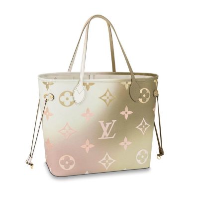 Wholesale Luxury Louis Vuitton Neverfull Mm M59859 Sunset Kaki