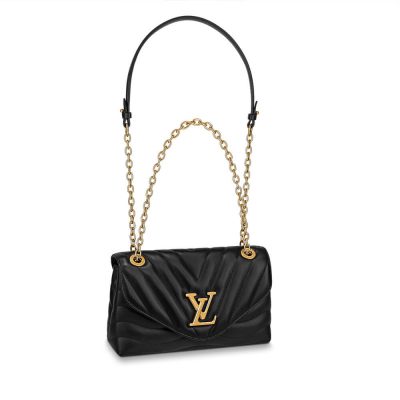 Wholesale Luxury Louis Vuitton New Wave Chain Bag M58552 Black