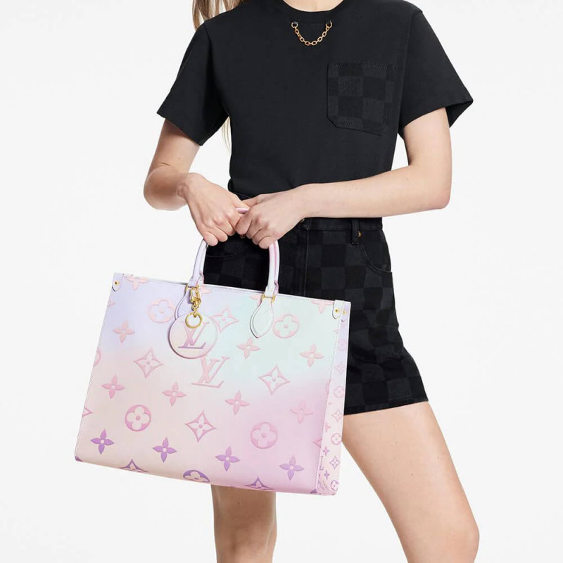 Wholesale Luxury Louis Vuitton Onthego Gm M46076 Sunrise Pastel - Image 2