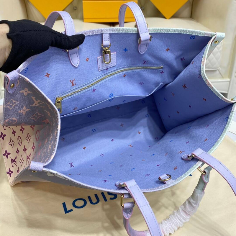 Wholesale Luxury Louis Vuitton Onthego Gm M46076 Sunrise Pastel - Image 12