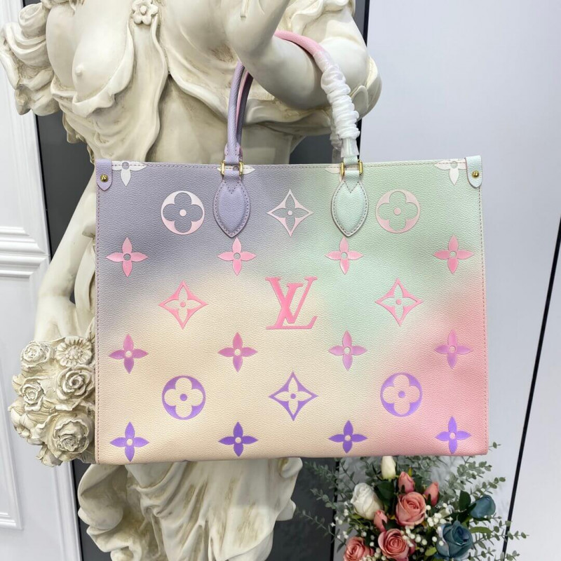 Wholesale Luxury Louis Vuitton Onthego Gm M46076 Sunrise Pastel - Image 3
