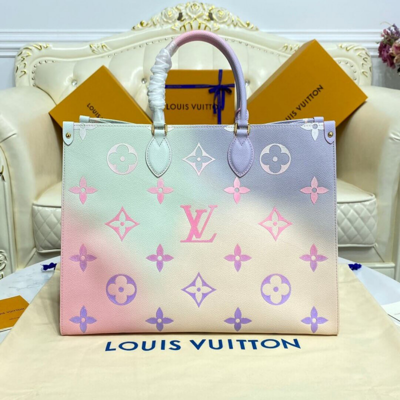Wholesale Luxury Louis Vuitton Onthego Gm M46076 Sunrise Pastel - Image 6