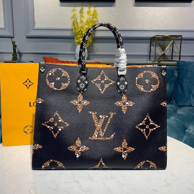 Alternative view of Wholesale Luxury Louis Vuitton Onthego M44674 Black/Caramel