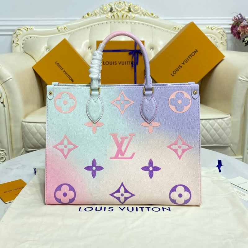 Wholesale Luxury Louis Vuitton Onthego Mm M20510 Sunrise Pastel - Image 4