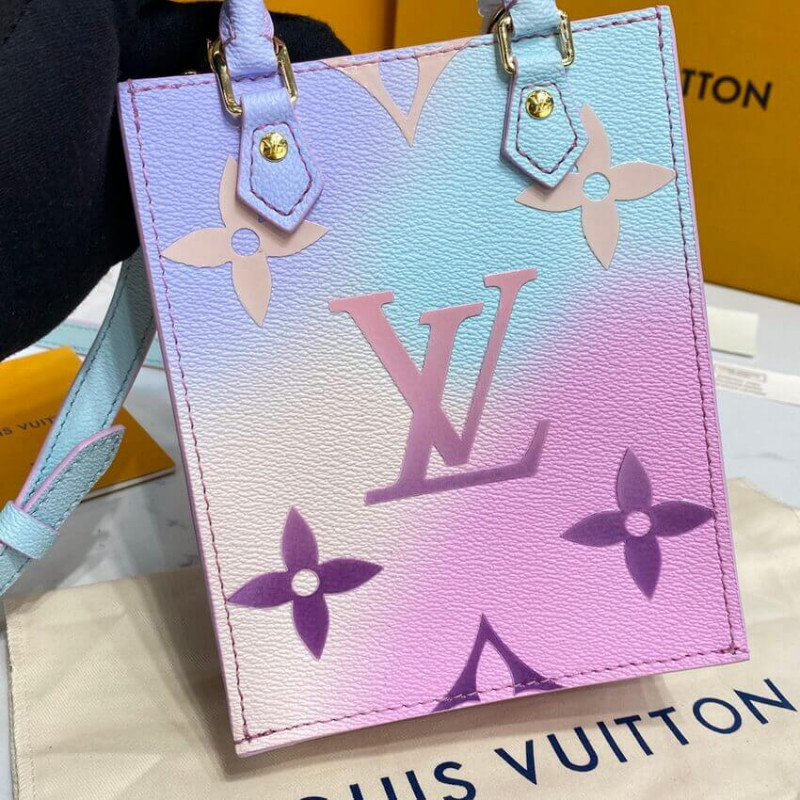Wholesale Luxury Louis Vuitton Petit Sac Plat M81341 Sunrise Pastel - Image 11