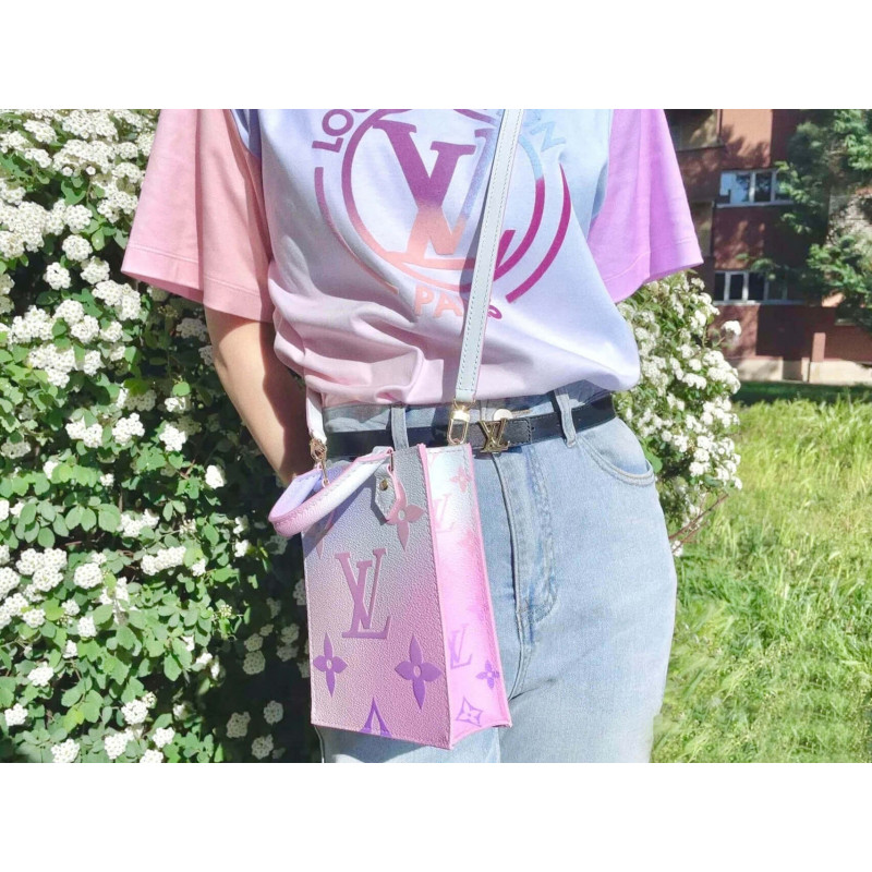 Wholesale Luxury Louis Vuitton Petit Sac Plat M81341 Sunrise Pastel - Image 4