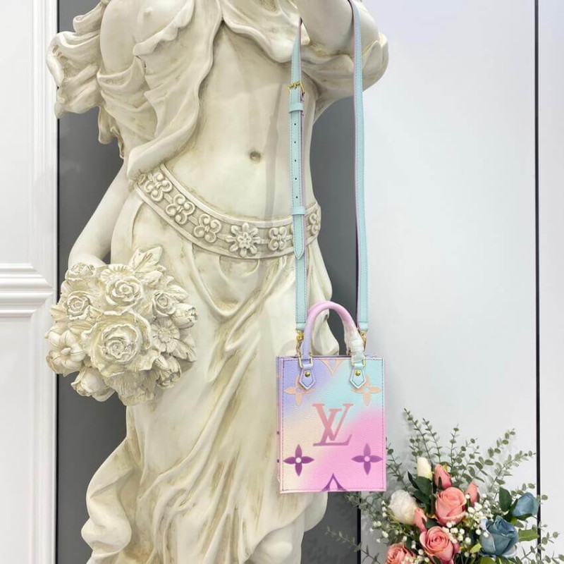 Wholesale Luxury Louis Vuitton Petit Sac Plat M81341 Sunrise Pastel - Image 5