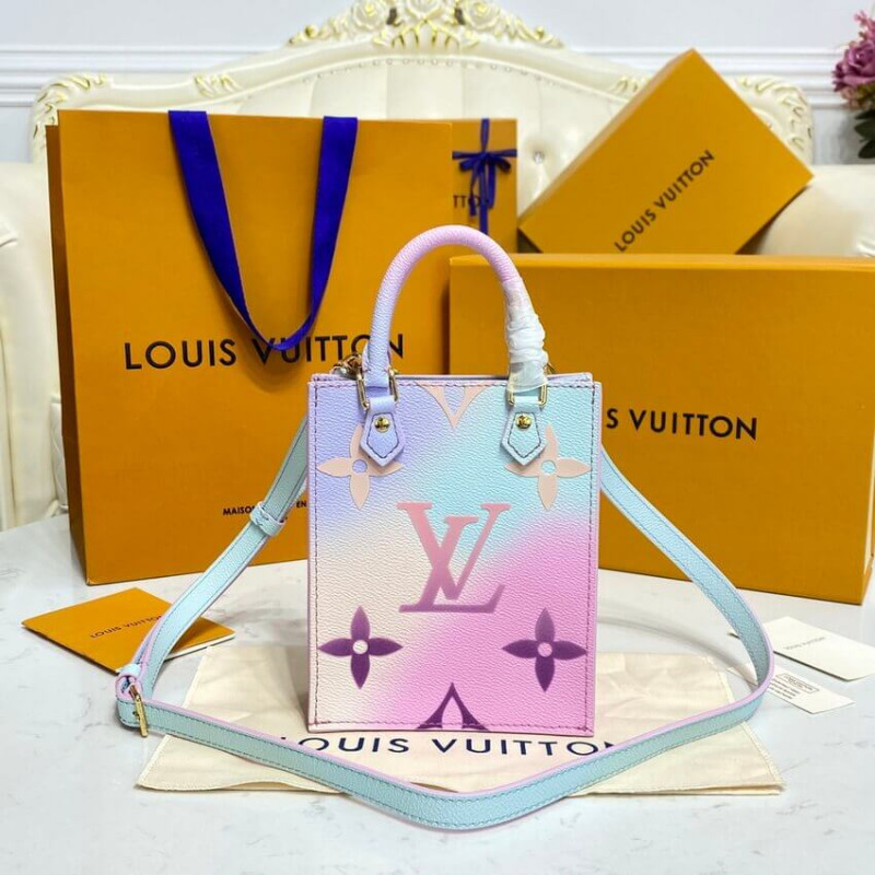 Wholesale Luxury Louis Vuitton Petit Sac Plat M81341 Sunrise Pastel - Image 6