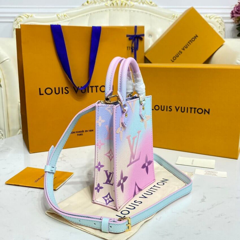 Wholesale Luxury Louis Vuitton Petit Sac Plat M81341 Sunrise Pastel - Image 7