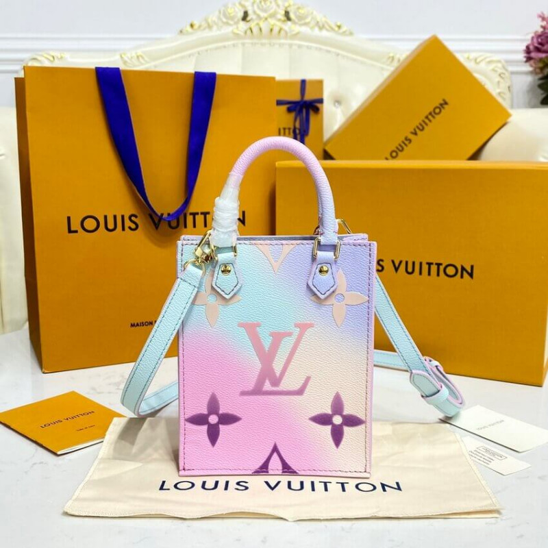 Wholesale Luxury Louis Vuitton Petit Sac Plat M81341 Sunrise Pastel - Image 8