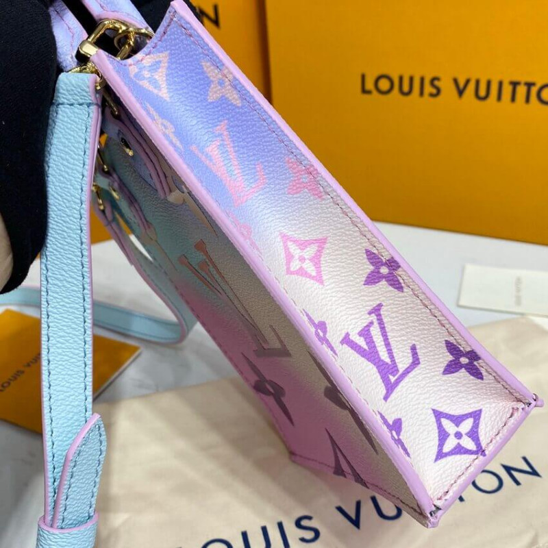 Wholesale Luxury Louis Vuitton Petit Sac Plat M81341 Sunrise Pastel - Image 10