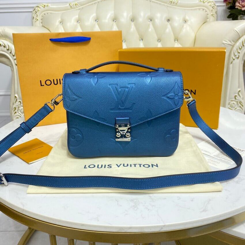 Wholesale Luxury Louis Vuitton Pochette Metis M59211 Navy Nacre - Image 3