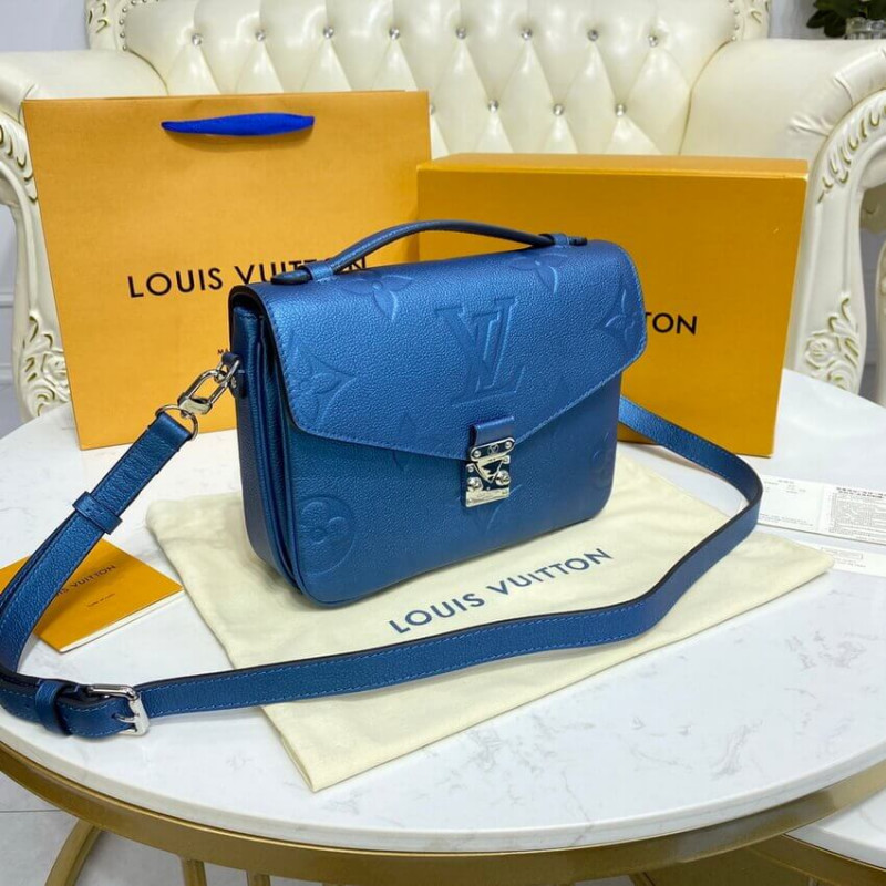 Wholesale Luxury Louis Vuitton Pochette Metis M59211 Navy Nacre - Image 4