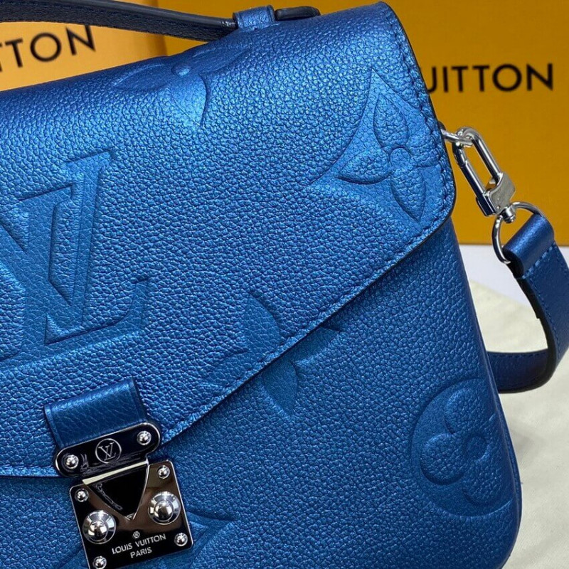 Wholesale Luxury Louis Vuitton Pochette Metis M59211 Navy Nacre - Image 8