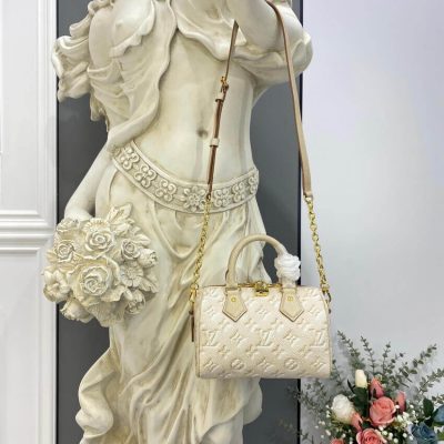 Alternative view of Wholesale Luxury Louis Vuitton Speedy Bandouliere 20 M46163 Pale Beige