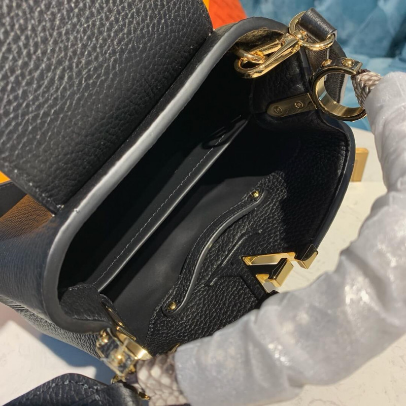 Wholesale Luxury Louis Vuitton Taurillon And Python Leather Capucines Mini N97075 - Image 7