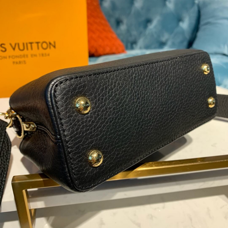 Wholesale Luxury Louis Vuitton Taurillon And Python Leather Capucines Mini N97075 - Image 8